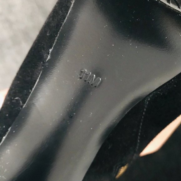 Diane Von Furstenberg Black Suede Booties 11 US - Picture 7 of 8